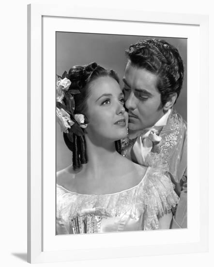 Le signe by Zorro MARK OF ZORRO by RoubenMamoulian with Linda Darnell and Tyrone Power, 1940 (b/w p-null-Framed Photo