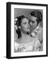 Le signe by Zorro MARK OF ZORRO by RoubenMamoulian with Linda Darnell and Tyrone Power, 1940 (b/w p-null-Framed Photo