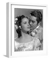 Le signe by Zorro MARK OF ZORRO by RoubenMamoulian with Linda Darnell and Tyrone Power, 1940 (b/w p-null-Framed Photo