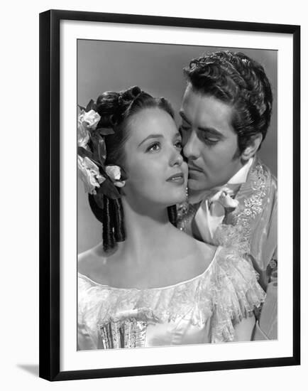 Le signe by Zorro MARK OF ZORRO by RoubenMamoulian with Linda Darnell and Tyrone Power, 1940 (b/w p-null-Framed Photo