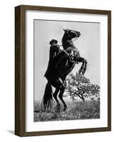 Le Signe De Zorro the Sign of Zorro De Norman Foster Et Lewis R. Foster Avec Guy Williams 1958-null-Framed Photo