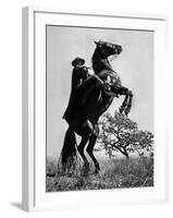 Le Signe De Zorro the Sign of Zorro De Norman Foster Et Lewis R. Foster Avec Guy Williams 1958-null-Framed Photo