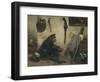 Le Singe peintre dit Intérieur d'atelier-Alexandre Gabriel Decamps-Framed Giclee Print