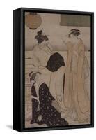 Le sixième mois : dans la fraicheur du soir-Torii Kiyonaga-Framed Stretched Canvas