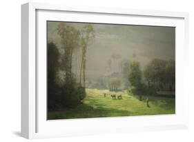 Le soleil chasse le brouillard-Antoine Chintreuil-Framed Giclee Print