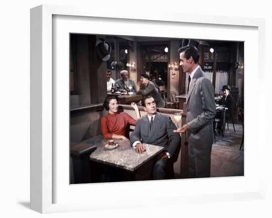 Le Soleil se leve aussi SUN ALSO RISES by HenryKing with Ava Gardner, Tyrone Power and Mel Ferrer, -null-Framed Photo