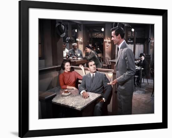 Le Soleil se leve aussi SUN ALSO RISES by HenryKing with Ava Gardner, Tyrone Power and Mel Ferrer, -null-Framed Photo