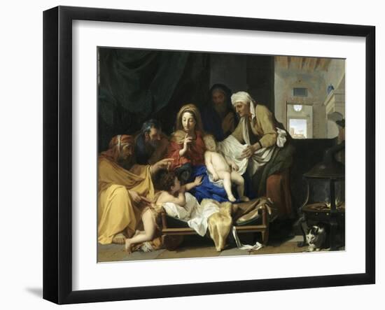 Le Sommeil de l'Enfant Jésus-Charles Le Brun-Framed Giclee Print