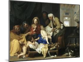 Le Sommeil de l'Enfant Jésus-Charles Le Brun-Mounted Giclee Print