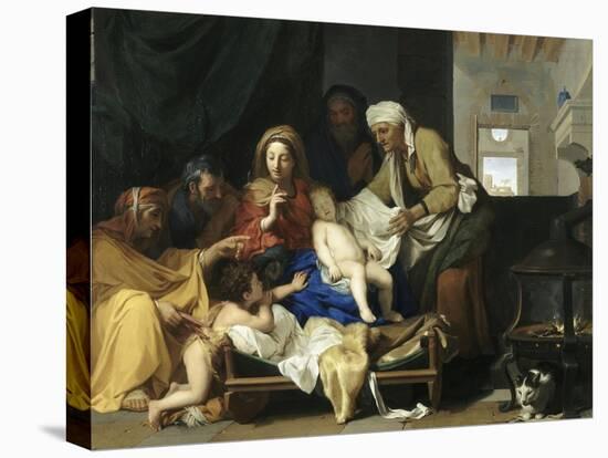 Le Sommeil de l'Enfant Jésus-Charles Le Brun-Stretched Canvas