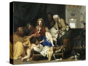 Le Sommeil de l'Enfant Jésus-Charles Le Brun-Stretched Canvas