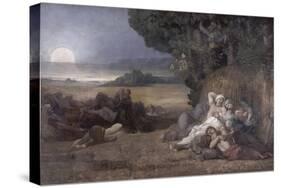 Le sommeil-Pierre Puvis de Chavannes-Stretched Canvas