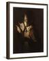 Le souffleur à la lampe-Georges de La Tour-Framed Giclee Print