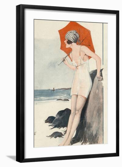 Le Sourire, 1919, France-null-Framed Giclee Print