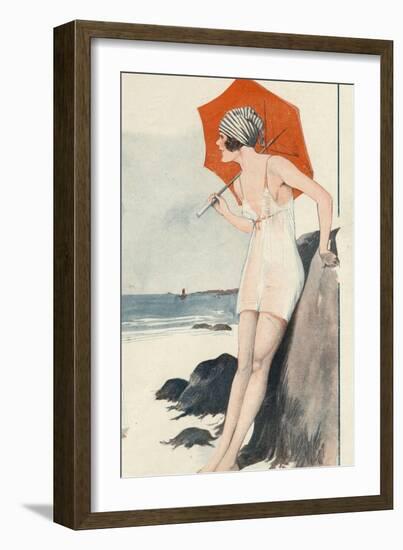 Le Sourire, 1919, France-null-Framed Giclee Print