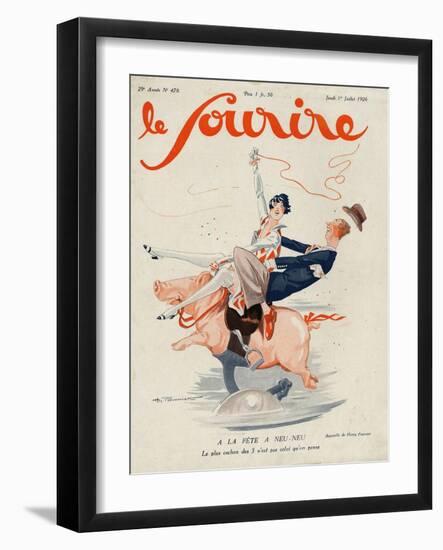 Le Sourire, 1926, France-null-Framed Giclee Print