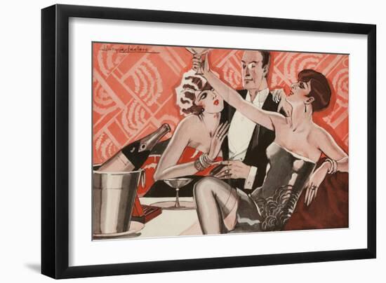 Le Sourire, 1927, France-null-Framed Giclee Print