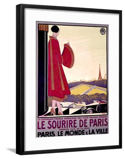 Le Sourire de Paris--Framed Giclee Print