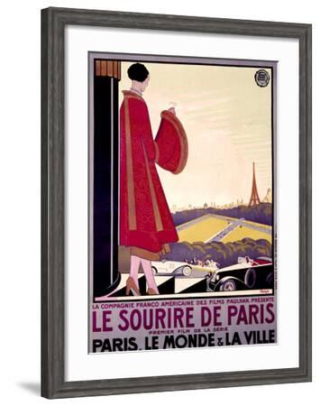 Le Sourire de Paris--Framed Giclee Print