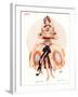 Le Sourire, Erotica Caged Birds Magazine, France, 1920-null-Framed Giclee Print