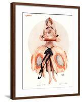 Le Sourire, Erotica Caged Birds Magazine, France, 1920-null-Framed Giclee Print