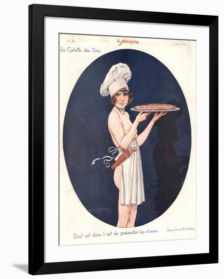 Le Sourire, Erotica Cooking Sex Magazine, France, 1926-null-Framed Giclee Print