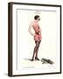 Le Sourire, Erotica Valentines Day Womens Underwear Magazine, France, 1929-null-Framed Giclee Print