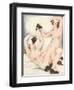 Le Sourire, Erotica Wine Grapes Sex Magazine, France, 1930-null-Framed Giclee Print