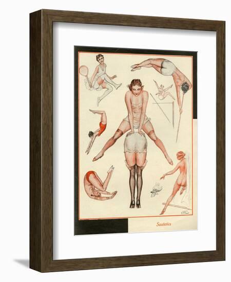 Le Sourire, France-null-Framed Giclee Print