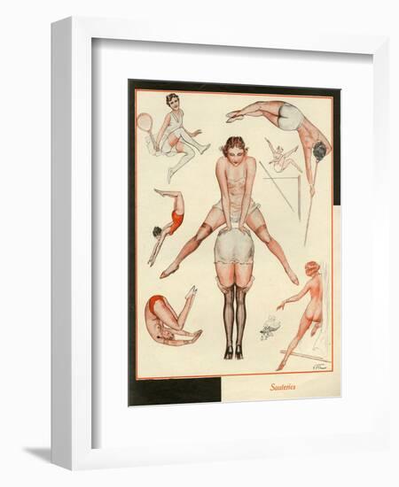 Le Sourire, France-null-Framed Giclee Print