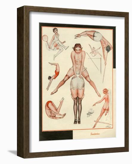 Le Sourire, France-null-Framed Giclee Print