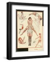 Le Sourire, France-null-Framed Premium Giclee Print