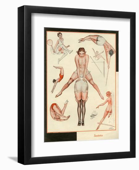 Le Sourire, France-null-Framed Premium Giclee Print