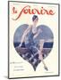 Le Sourire, Glamour Art Deco Magazine, France, 1920-null-Mounted Giclee Print