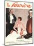 Le Sourire, Glamour Erotica Disapproval Fashion Magazine, France, 1920-null-Mounted Giclee Print