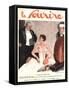 Le Sourire, Glamour Erotica Disapproval Fashion Magazine, France, 1920-null-Framed Stretched Canvas