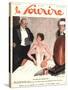 Le Sourire, Glamour Erotica Disapproval Fashion Magazine, France, 1920-null-Stretched Canvas