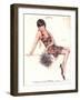 Le Sourire, Glamour Erotica Mistletoe Womens Magazine, France, 1920-null-Framed Giclee Print
