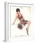 Le Sourire, Glamour Erotica Mistletoe Womens Magazine, France, 1920-null-Framed Giclee Print