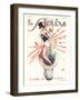 Le Sourire, Glamour Music Saxophones Erotica Magazine, France, 1920-null-Framed Giclee Print