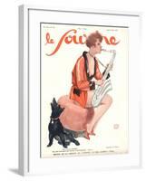Le Sourire, Glamour Saxophones, France, 1929-null-Framed Giclee Print