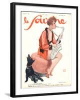 Le Sourire, Glamour Saxophones, France, 1929-null-Framed Giclee Print