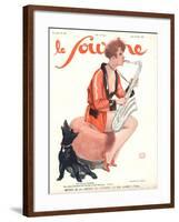 Le Sourire, Glamour Saxophones, France, 1929-null-Framed Giclee Print