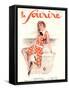 Le Sourire, Holiday Glamour Seaside Sunbathing Relaxing Magazine, France, 1920-null-Framed Stretched Canvas