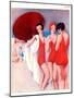 Le Sourire, Holiday Swimwear Magazine, France, 1920-null-Mounted Giclee Print