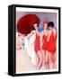 Le Sourire, Holiday Swimwear Magazine, France, 1920-null-Framed Stretched Canvas