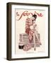 Le Sourire, Luggage Holiday Magazine, France, 1920-null-Framed Giclee Print
