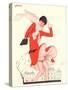 Le Sourire, Seasons, Autumn Womens Magazine, France, 1920-null-Stretched Canvas