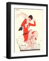 Le Sourire, Seasons, Autumn Womens Magazine, France, 1920-null-Framed Giclee Print