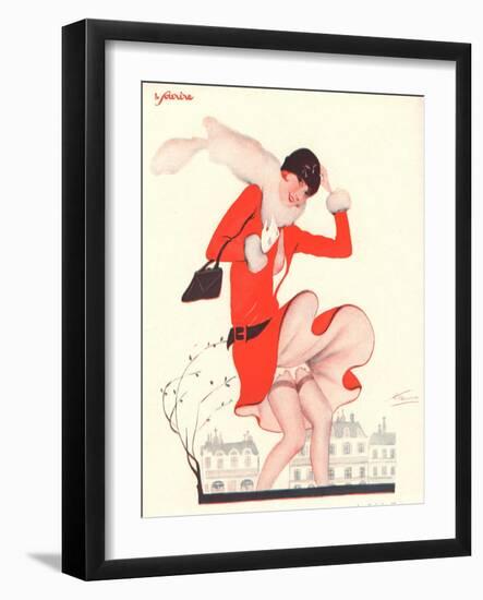 Le Sourire, Seasons, Autumn Womens Magazine, France, 1920-null-Framed Giclee Print